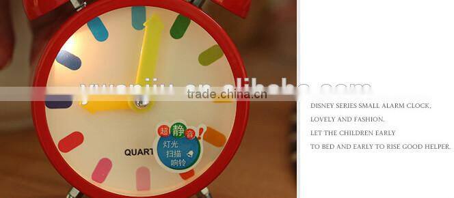 Supply Fashion colorful ultra-quiet Twin Bell alarm Clock / with light alarm clock