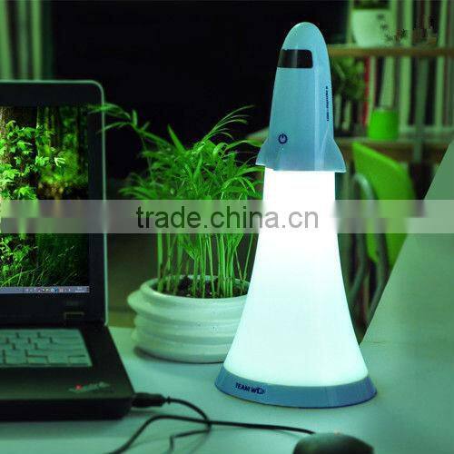 supply creative fashion LED Lamp+flashlight --White