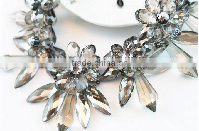 Handmade new design women fashion alloy jewelry necklace