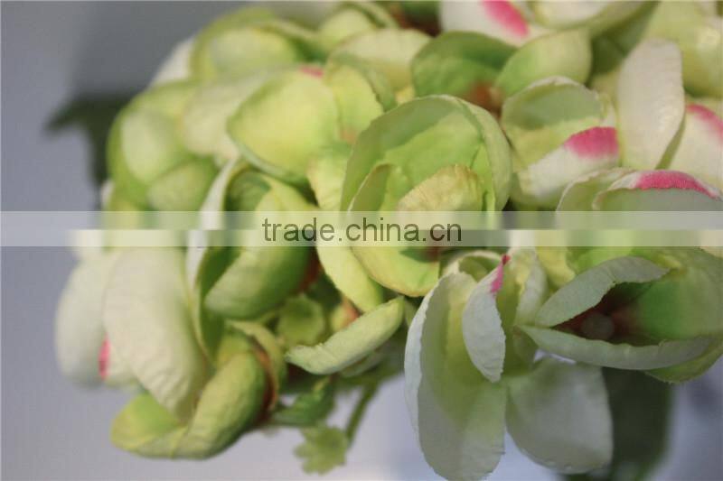 hot sale brand name decorative artificial flowers hydrangea