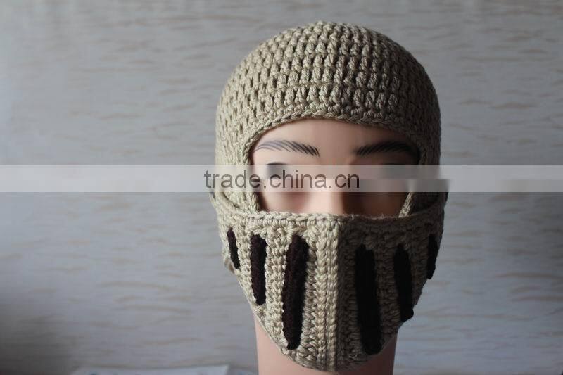 Custom Knitted Hat With Flat Embroidery in 100% Acrylic