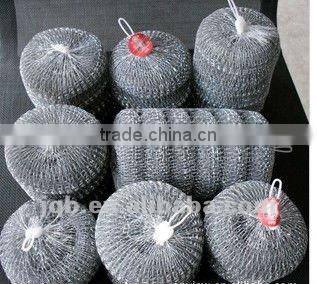 Stainless steel scouring pads for kitchen utensil