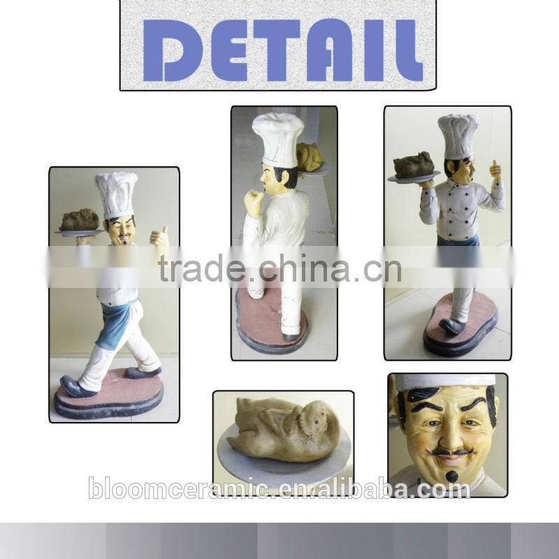 Handmade polyresin fugurines for home decoration