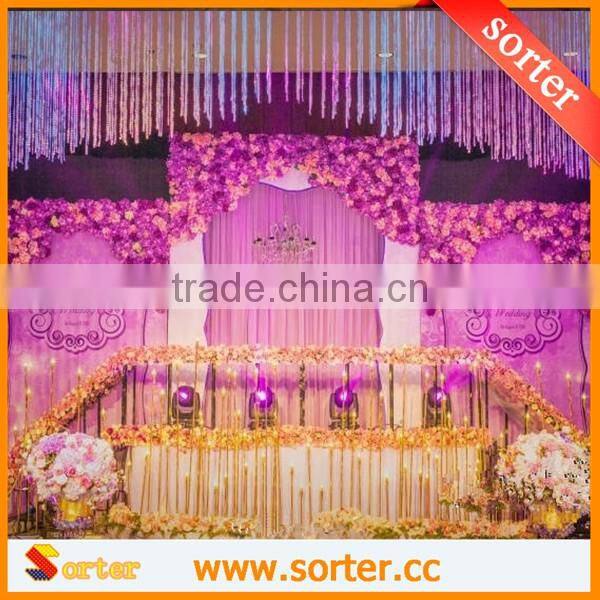 Glass Crystal Beads Curtain Window Door Curtain/Wedding Backdrop