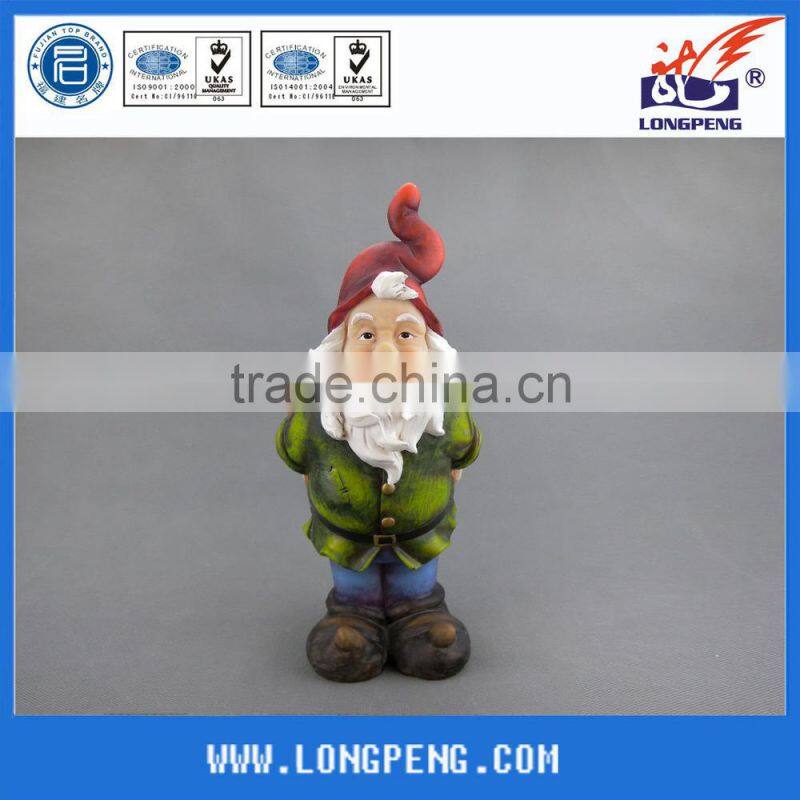 Custom polyresin garden gnome garden dwarfs garden statues decoration