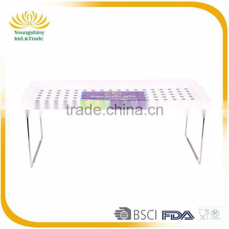 Home storage multipurpose non-slip plastic folding cabinet kitchen shelf