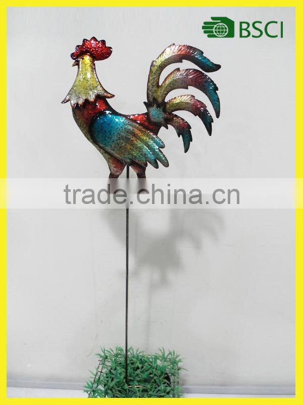 Useful cock stick wholesale for garden decoration