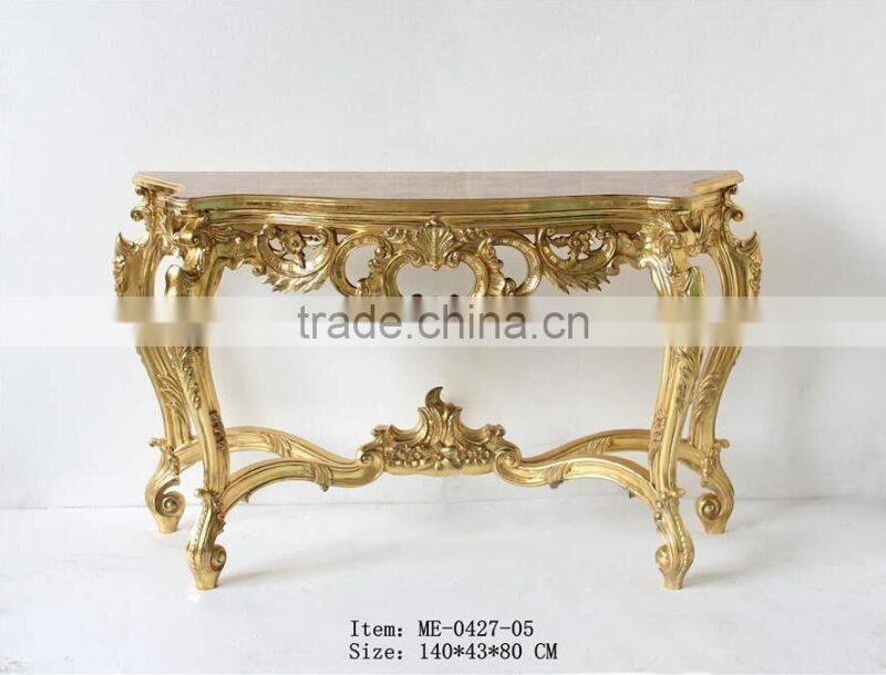 Reproduction Furniture Set Console Table with Mirror For Living Room Decoration
