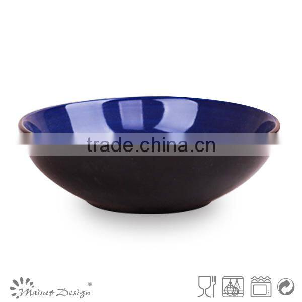 hot ceramic two-tone soup plate top selling factory