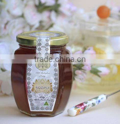 350g glass storage bottle jar with metal lid