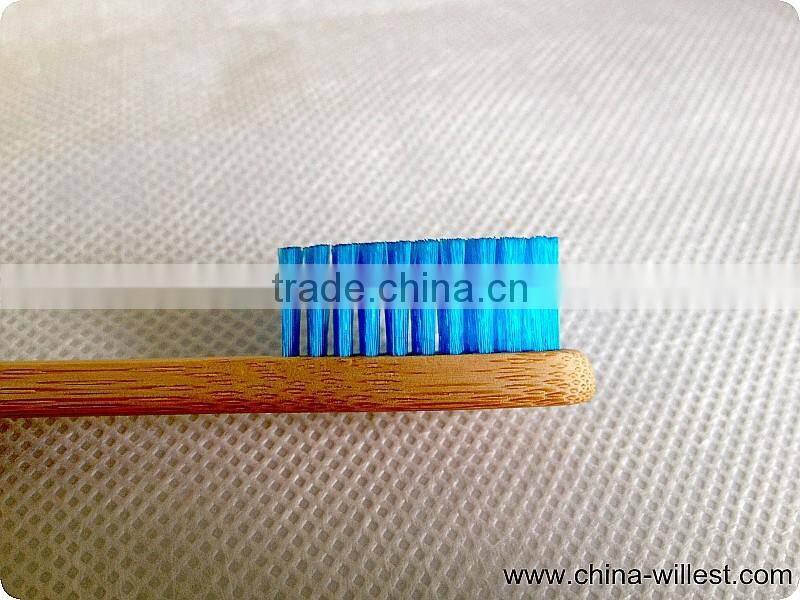 home use bamboo tooth brush, toothbrush with bamboo handle