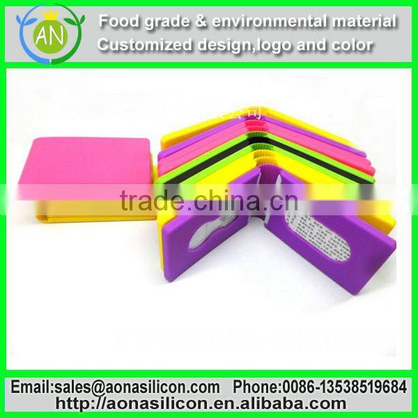 silicone name business credit card holder|multifunctional silicone innovative card bag|popular trend card box