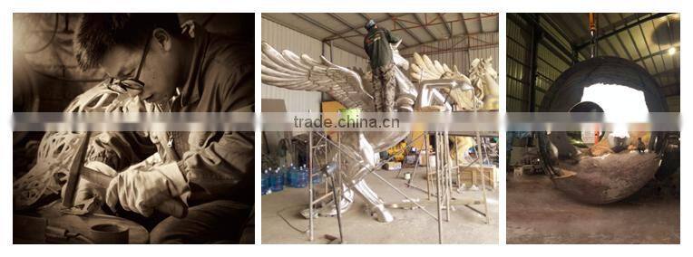 Large Vintage Corten Steel Garden Sculpture