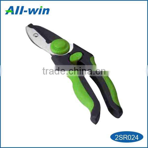 metal garden pruning shear for cutting twigs