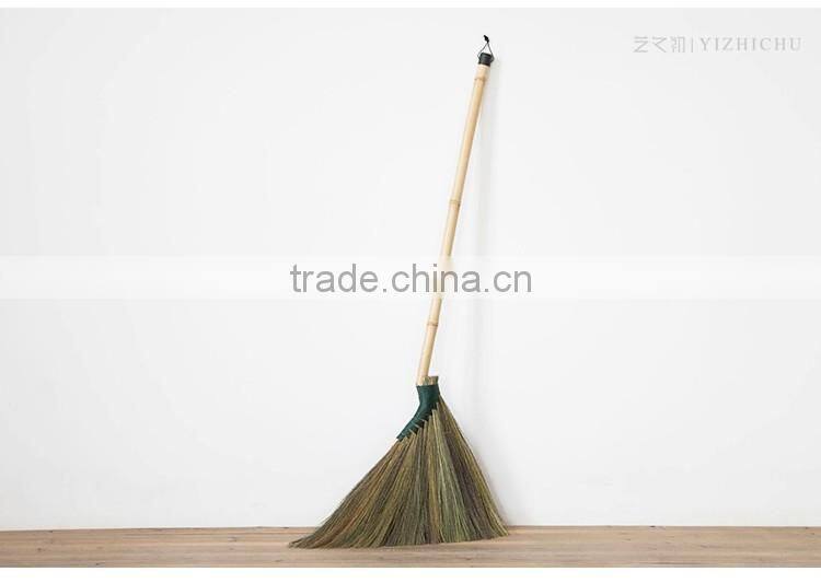 BAMBOO HANDLE SOFT GRASS BROOM