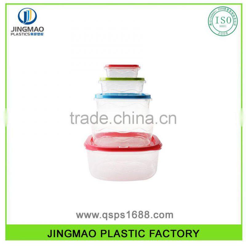 High Quality Food Grade 5PCS Plastic Food Storage Container
