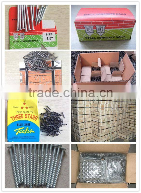 harden concrete steel nails manufacture