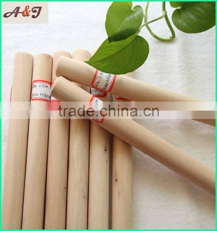 natural broom wooden handle short handle
