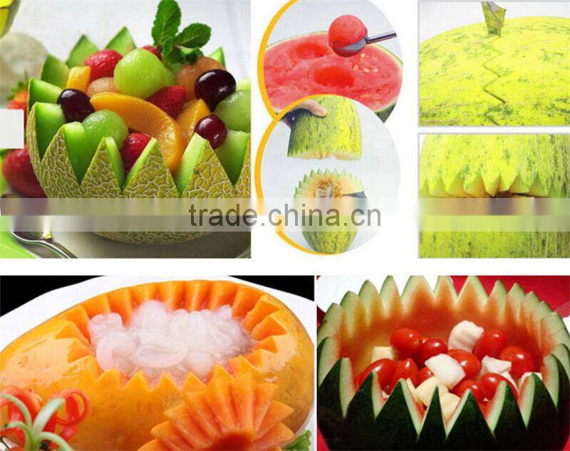 Function Kitchen Tool Fruit Corer Slicer Cutter Peeler Stainless Steel 2 in 1