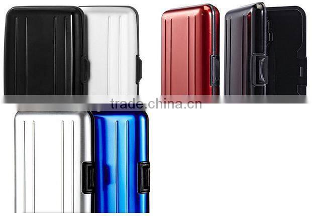 Aluminum business card holder