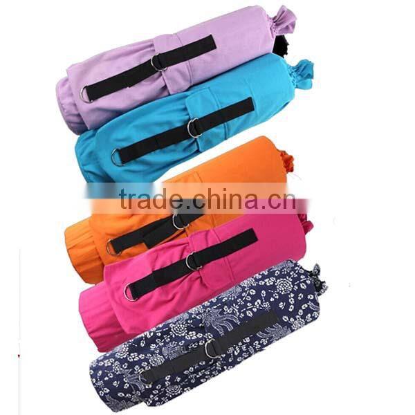 Durable Plain Cotton Yoga Bags