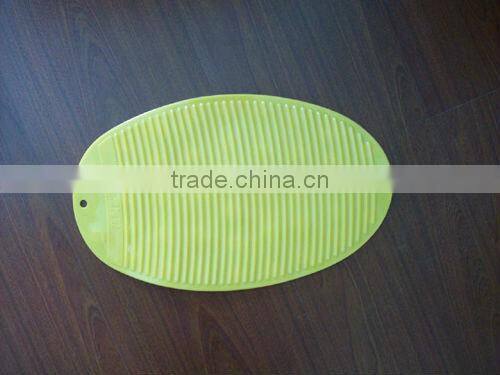 pvc fish shaped osculum type washboard/scrubboard
