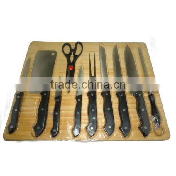 KN-4100 7 Piece kitchen knife set With Plastic Case