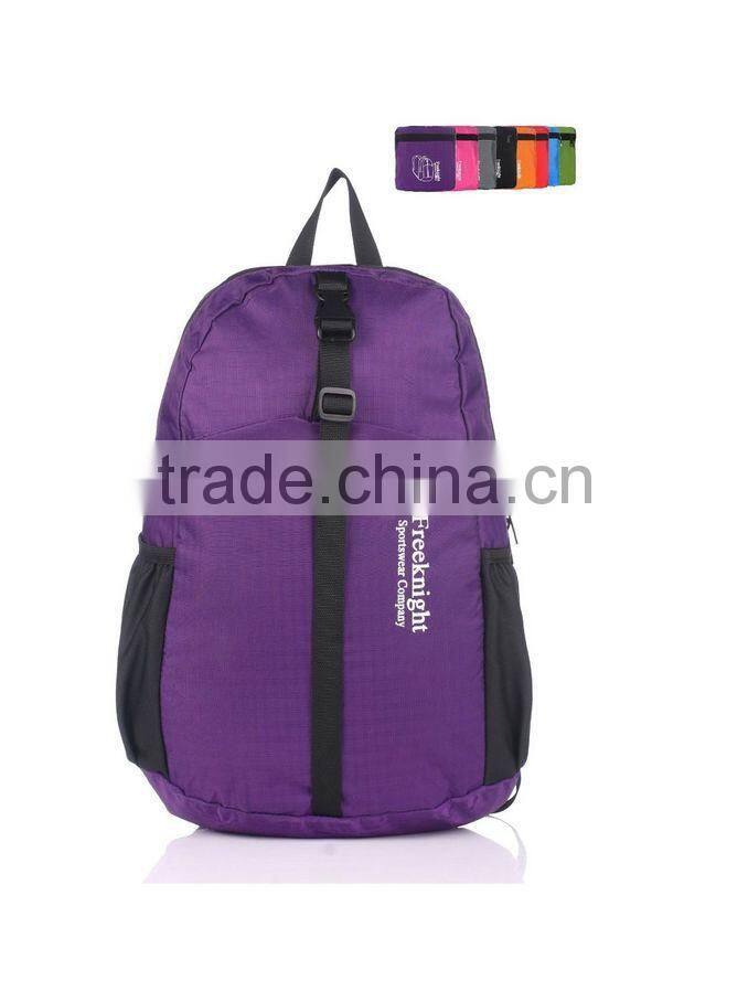 Waterproof light weight foldable backpack for hiking, Purple(CF-208)
