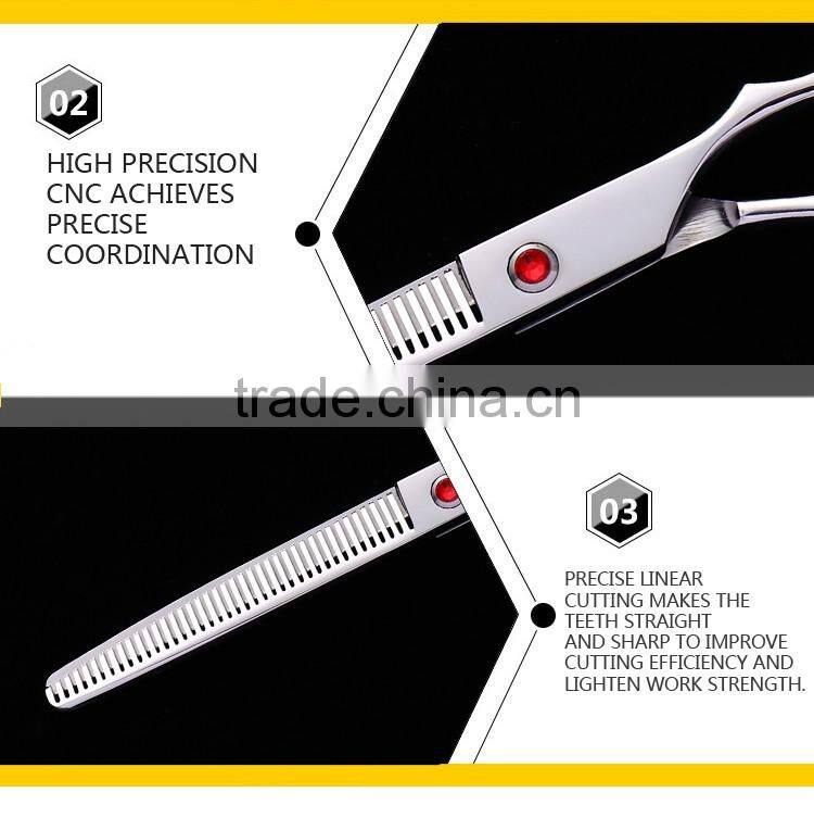 CS-740V 7inch 40teeth pet grooming professional hair thinning shears