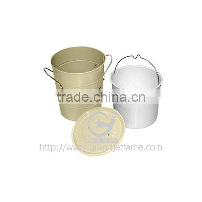 home kitchen compost bin metal galvanized compost bin with plastic bucket inner