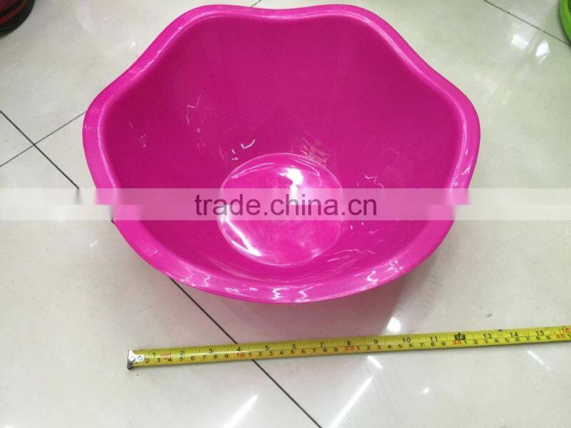 2015 NEW high quality cheap price round plastic Salad bowl 5L big size