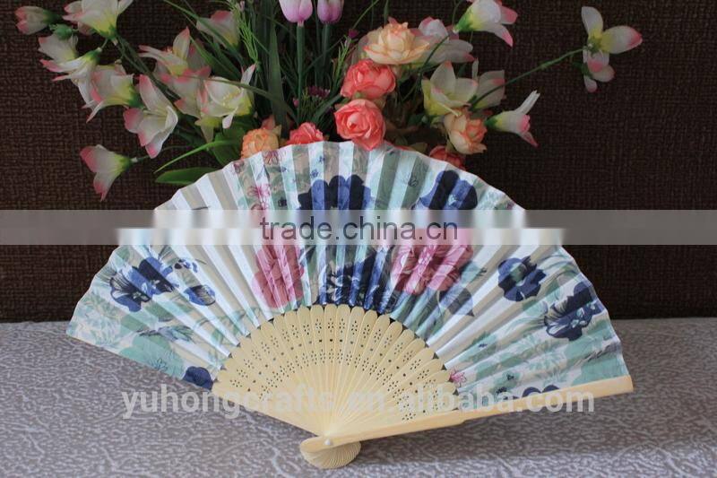 Promotion bamboo wedding fan