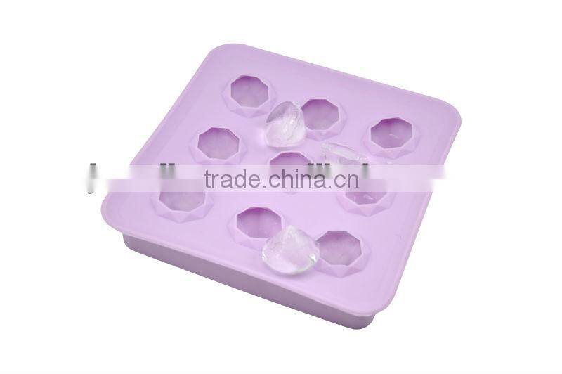 Novetly design funny diamond shape Custom Ice Cube Tray