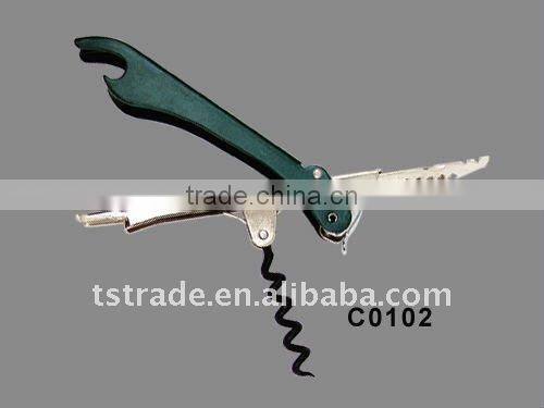 2014 Stainless Steel Multi function Keychain wine bottle opener C0109GS