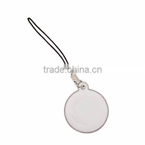 Round blank multi-used phone string / pvc screen cleaner