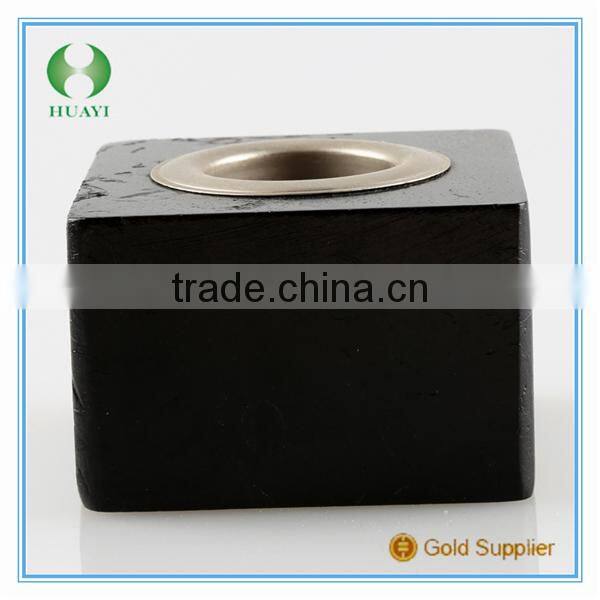 wholesale frost color perfume glass bottle and wooden lid 100ML