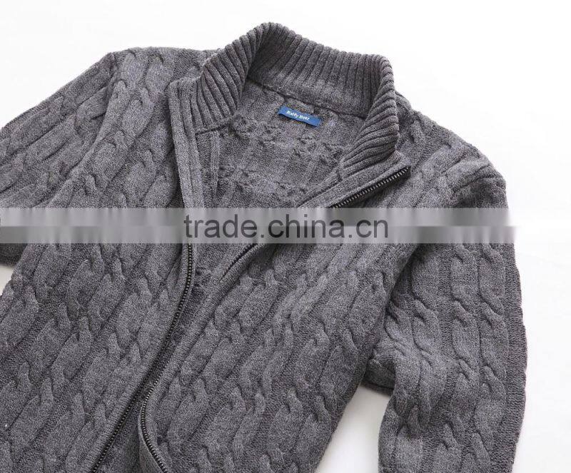 Men zipper cardigans fashion man sweater american