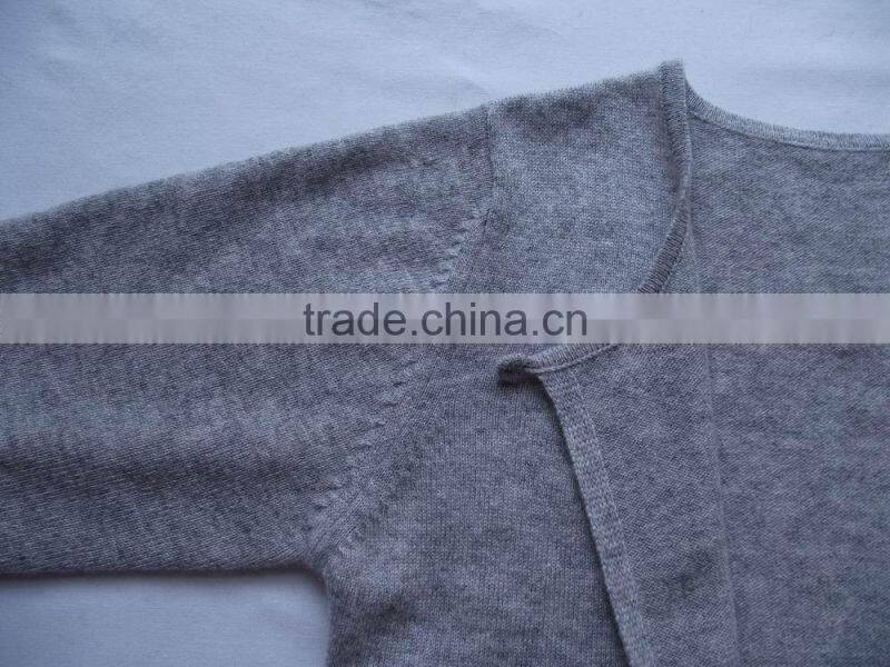 100% cashmere sweater woman (ladies') one button cardigan sweater