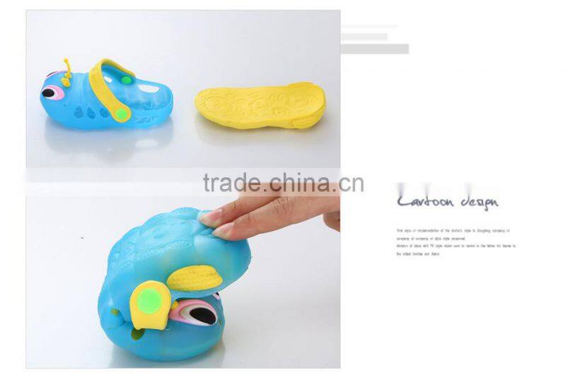 Shuoyang 2017 New Fashion Cute Sandals Summer Children Baby Slippers Animal Cartoon Style EVA child Shoes slipper