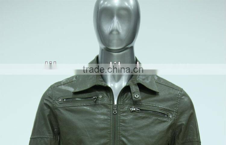 2014 new made in china leather jacket