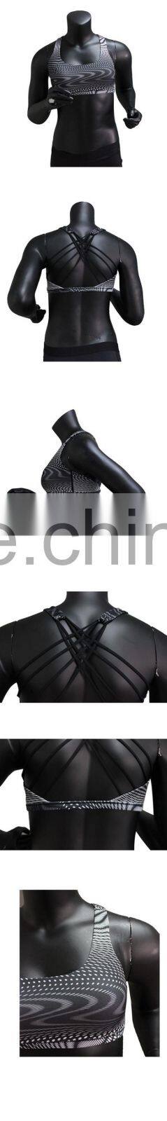 New Style Sexy Women Active Wear Yoga Cheap Custom Wholesale The Sports Bra