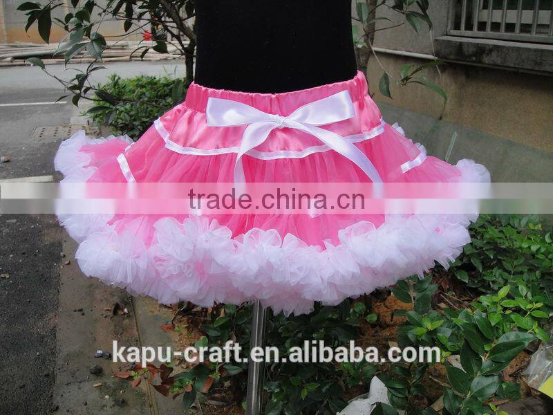 Wholesale fashion fluffy birthday tutu pettiskirt tutorial for baby girls