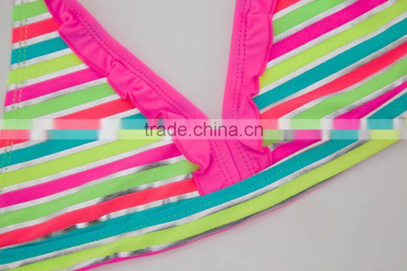 China Manufacture Customized Girl Swimwear In Kids Bikini