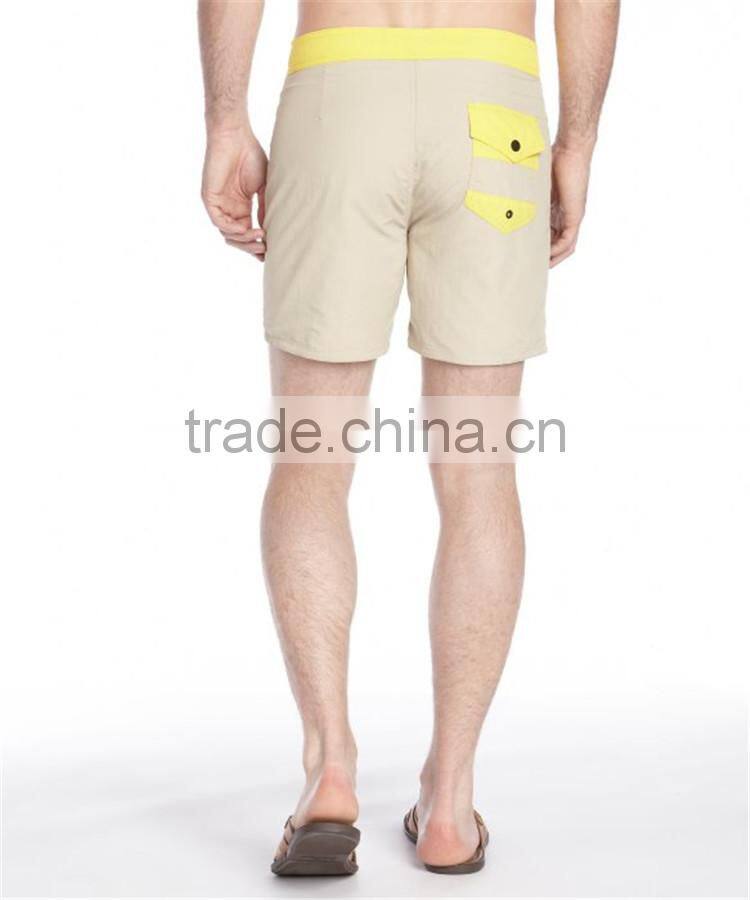 Mens two color board shorts custom made design your own swim trunks