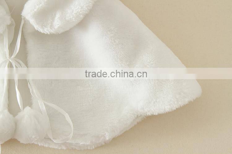 wholesale girls faux fur coat for chilren jacket autumn and winter kids cloak girls outerwear Cloak