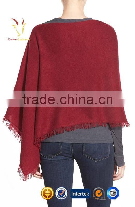 Red Winter Cape for Women,Wraps Ponchos