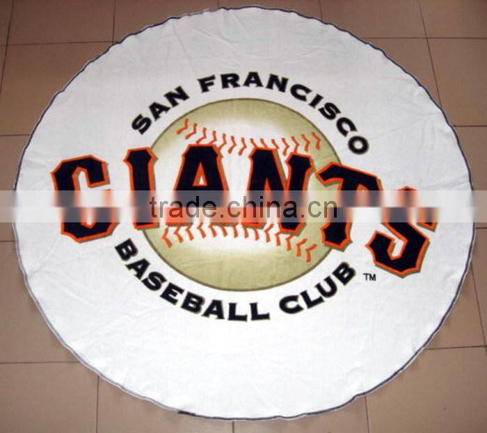 Reactive printing compress beach towel