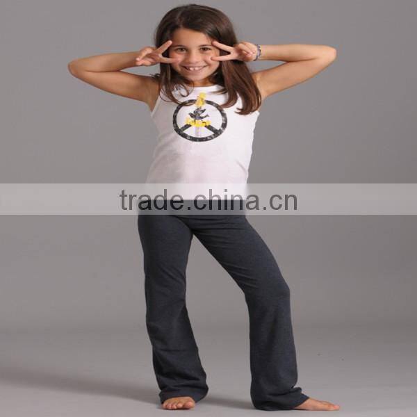 Suntex Custom Made Solid Sports Pants Kids Thick Leggings Lovely 2015