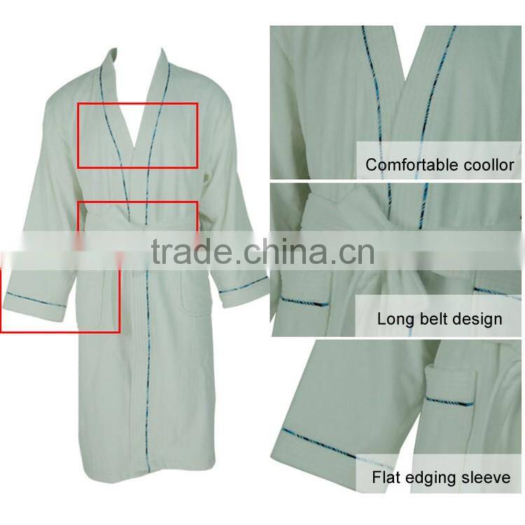 New Arrival Comfortable Mens Bathrobe In Solid Royal Plush