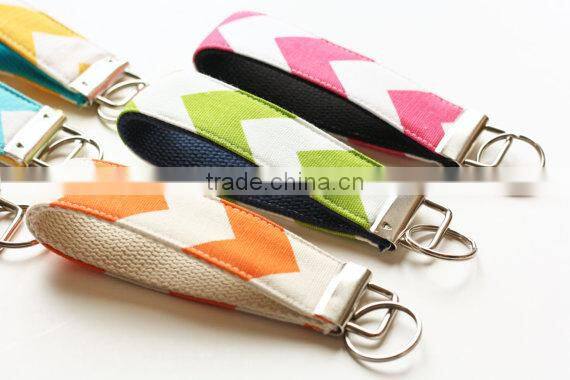 Wholesale Monogrammed Chevron Keychain